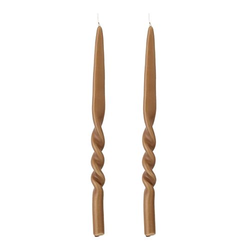 5711173273836 - 2er Set Kerze gedreht Ø22 x H40 cm 2er Set 5711173273836 - 2er Set Kerze gedreht Ø22 x H40 cm 2er Set