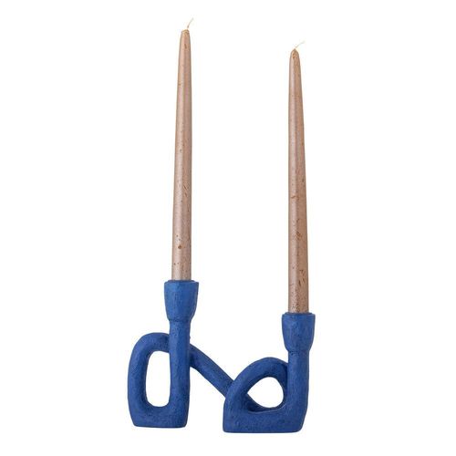 5711173326440 - Mashel Kerzenhalter L21xH165xB6 cm blau 5711173326440 - Mashel Kerzenhalter L21xH165xB6 cm blau