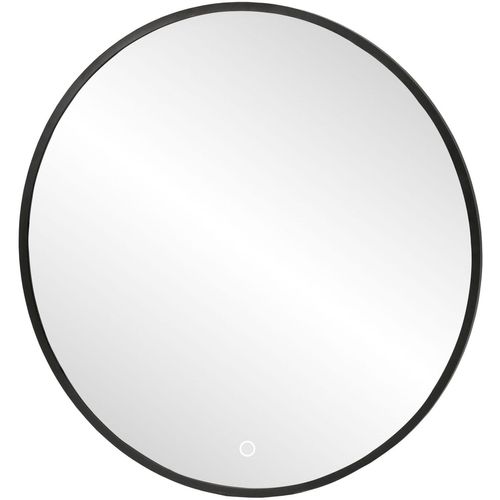 4255621790335 - Spiegelpaneel WELLTIME schwarz H80cm T26cm Metall Spiegel 4255621790335 - Spiegelpaneel WELLTIME schwarz H80cm T26cm Metall Spiegel