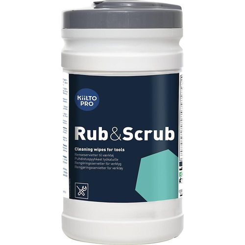 5701684737521 - Reinigungstücher Rub & Scrub feucht lösemittelfrei 6 x 75 Tücher LxB 250 x 200 mm 5701684737521 - Reinigungstücher Rub & Scrub feucht lösemittelfrei 6 x 75 Tücher LxB 250 x 200 mm