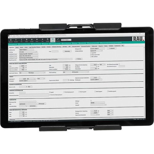 4040376540225 - Tablethalter Aufsatz für Flachbildschirmhalter für Tablethöhe 160 - 300 mm 4040376540225 - Tablethalter Aufsatz für Flachbildschirmhalter für Tablethöhe 160 - 300 mm