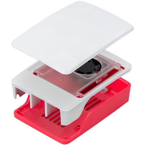 5056561803340 - Raspberry Pi® SBC-Gehäuse Geeignet für Raspberry Pi® 5 B Rot Weiß 5056561803340 - Raspberry Pi® SBC-Gehäuse Geeignet für Raspberry Pi® 5 B Rot Weiß