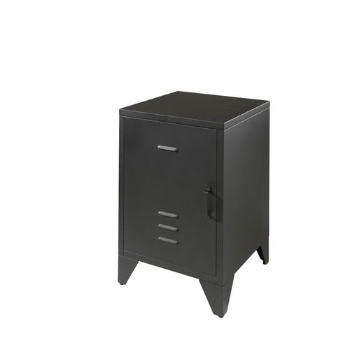 5420070235938 - VIPACK - BRONXX Nachtkonsole im Industrial-Look Schwarz matt 5420070235938 - VIPACK - BRONXX Nachtkonsole im Industrial-Look Schwarz matt