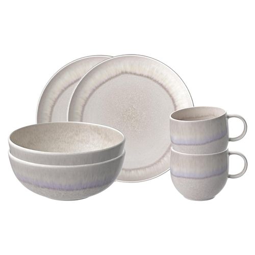 4003686437241 - Frühstücks-Geschirrset LIKE BY VILLEROY & BOCH Perlemor Sand Geschirr-Sets Gr 6 tlg beige Made in Germany Fine China Porzellan 4003686437241 - Frühstücks-Geschirrset LIKE BY VILLEROY & BOCH Perlemor Sand Geschirr-Sets Gr 6 tlg beige Made in Germany Fine China Porzellan