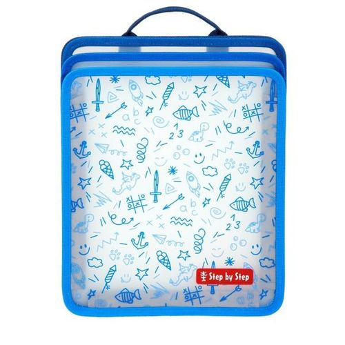 4047443493682 - Faltbare Heftbox-blau 4047443493682 - Faltbare Heftbox-blau