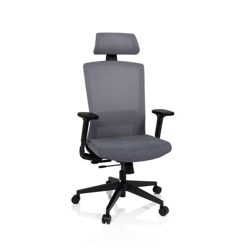 4251084680367 - Profi Bürostuhl CAPTIVO Stoff Netzstoff mit Armlehnen (höhenverstellbar) hjh OFFICE 4251084680367 - Profi Bürostuhl CAPTIVO Stoff Netzstoff mit Armlehnen (höhenverstellbar) hjh OFFICE