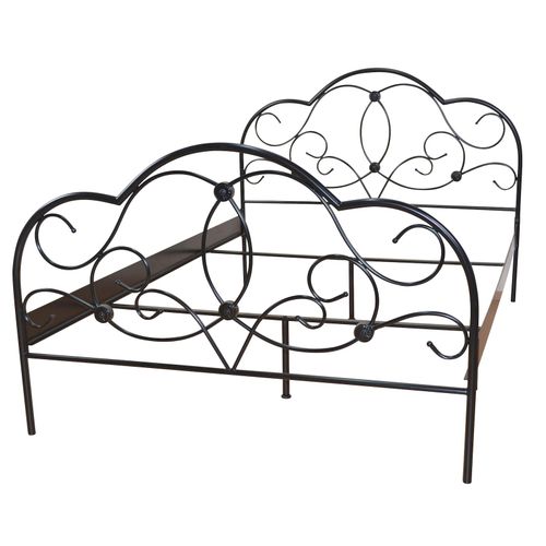 4046884035482 - Möbel Direkt Online - Metallbett Romy schwarz 140 200 cm