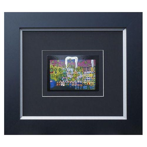 4260286499059 - Kunstdruck HUNDERTWASSER (BH 43x3850 cm) BH 43x3850 cm bunt Bild Gemälde Wandbild