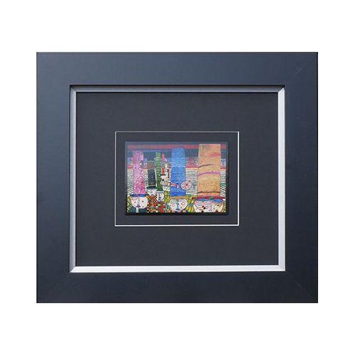 4260286499073 - Kunstdruck HUNDERTWASSER (BH 43x3850 cm) BH 43x3850 cm bunt Bild Gemälde Wandbild