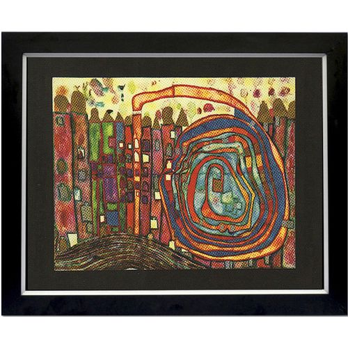 4260286495808 - Kunstdruck HUNDERTWASSER (BH 77x58 cm) 4260286495808 - Kunstdruck HUNDERTWASSER (BH 77x58 cm)