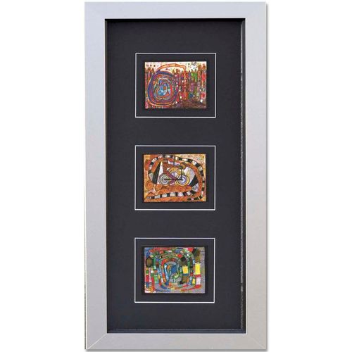 4260286494481 - Kunstdruck HUNDERTWASSER (BH 45x8250 cm) BH 45x8250 cm bunt Bild Gemälde Wandbild 4260286494481 - Kunstdruck HUNDERTWASSER (BH 45x8250 cm) BH 45x8250 cm bunt Bild Gemälde Wandbild