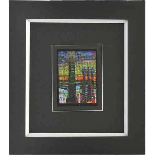 4260286493897 - Kunstdruck HUNDERTWASSER (BH 43x3850 cm) BH 43x3850 cm bunt Bild Gemälde Wandbild 4260286493897 - Kunstdruck HUNDERTWASSER (BH 43x3850 cm) BH 43x3850 cm bunt Bild Gemälde Wandbild
