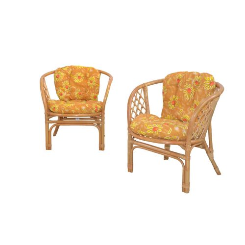 4046884054674 - möbel direkt online 2er-Set Rattansessel mit Kissen Sonja 4046884054674 - möbel direkt online 2er-Set Rattansessel mit Kissen Sonja