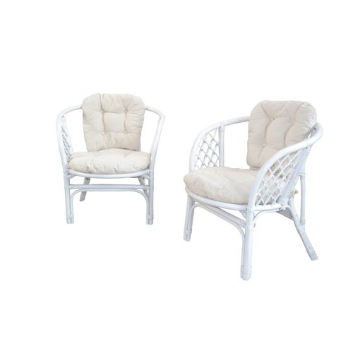 4046884044040 - möbel direkt online 2er-Set Rattansessel mit Kissen Sonja 4046884044040 - möbel direkt online 2er-Set Rattansessel mit Kissen Sonja