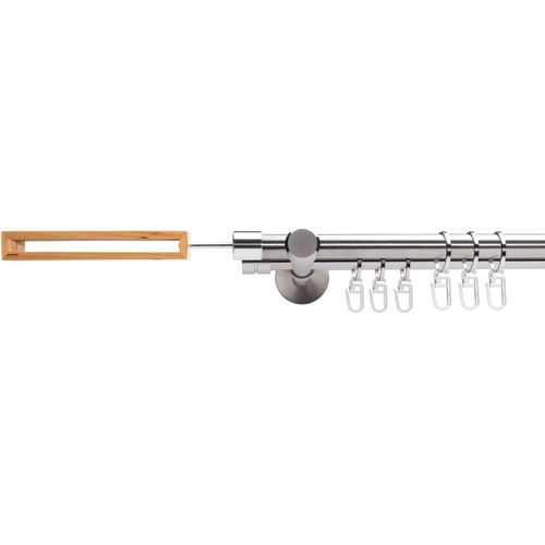 4016318326967 - Gardinenstange Stil Herning Gardinenstangen Gr L 120 cm Ø 16 mm 2 läufig silberfarben (edelstahlfarben) Gardinenstangen Wandmontage 2-läufig im Fixmaß Ø 16 mm 4016318326967 - Gardinenstange Stil Herning Gardinenstangen Gr L 120 cm Ø 16 mm 2 läufig silberfarben (edelstahlfarben) Gardinenstangen Wandmontage 2-läufig im Fixmaß Ø 16 mm