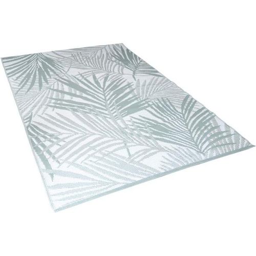 4036812127334 - Outdoor Teppich 160 x 230 cm Blättermuster Wetterfest- & schmutzabweisend