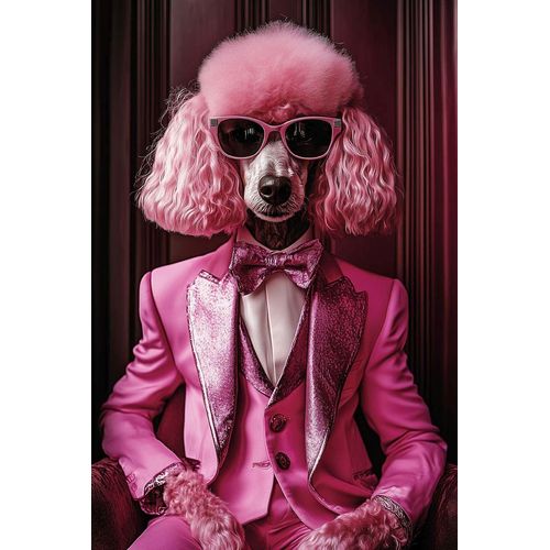 4050743092851 - Glasbild PINK PUDEL