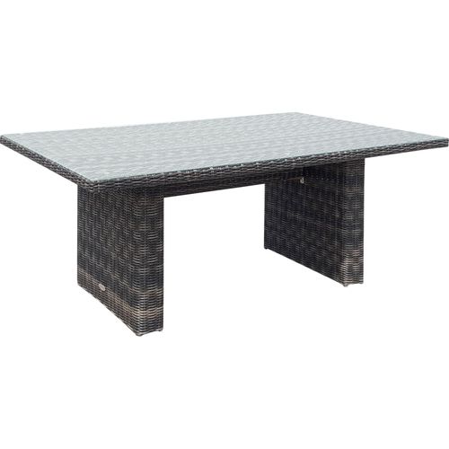 4059865460517 - Polyrattan Gartentisch 200x100 Glastisch Esstisch Gartenmöbel Tisch Metall 4059865460517 - Polyrattan Gartentisch 200x100 Glastisch Esstisch Gartenmöbel Tisch Metall