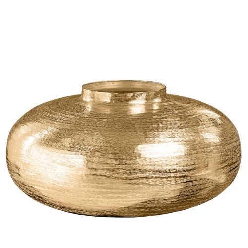 4251561909875 - riess-ambiente Vase ABSTRACT ORIENT - modern Deko 35cm gold rund Metall Hammerschlag-Design 4251561909875 - riess-ambiente Vase ABSTRACT ORIENT - modern Deko 35cm gold rund Metall Hammerschlag-Design