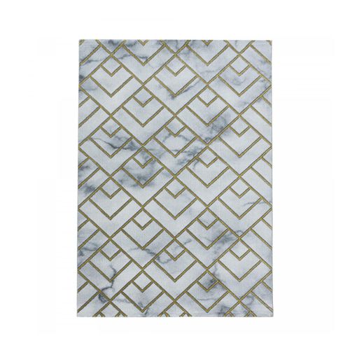 4053659041333 - Designer Kurzflor Wohnzimmer Teppiche Grau Gold Weich Modern Marmor Optik 12 mm 4053659041333 - Designer Kurzflor Wohnzimmer Teppiche Grau Gold Weich Modern Marmor Optik 12 mm