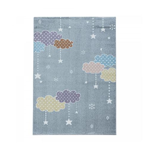 4053659030320 - Kinderteppiche 10 mm Kurzflor Teppich mit Bunte Wolken Stern Motiv 4053659030320 - Kinderteppiche 10 mm Kurzflor Teppich mit Bunte Wolken Stern Motiv