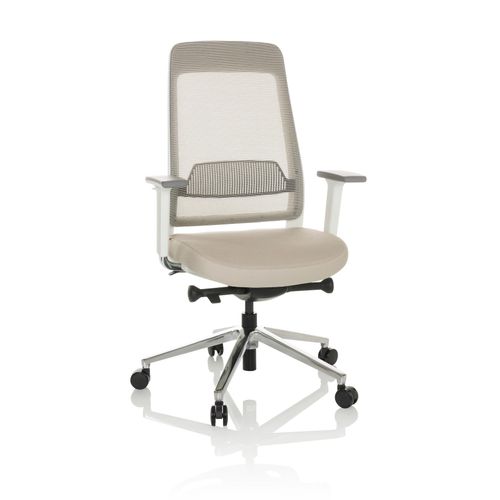 4064323015055 - Profi Bürostuhl CHIARO T2 WHITE Stoff Netzstoff mit Armlehnen (höhenverstellbar) hjh OFFICE 4064323015055 - Profi Bürostuhl CHIARO T2 WHITE Stoff Netzstoff mit Armlehnen (höhenverstellbar) hjh OFFICE