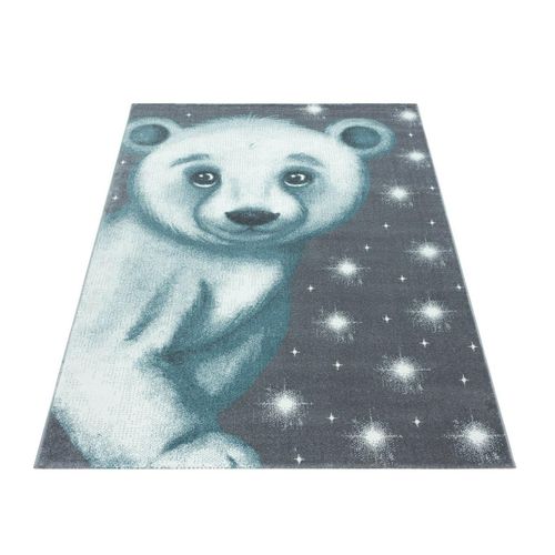 4053658995224 - Wunderschöne Kinderteppich rechteckig rund Höhe 7 mm Eisbär Motiv Kurzflor 4053658995224 - Wunderschöne Kinderteppich rechteckig rund Höhe 7 mm Eisbär Motiv Kurzflor