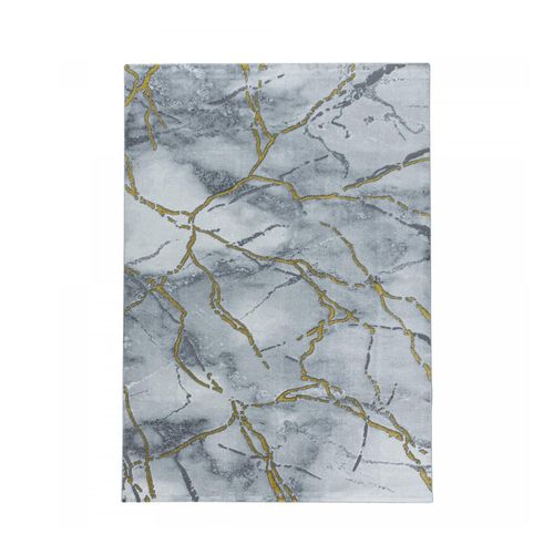 4053659041685 - Designer Kurzflor Wohnzimmer Teppiche Grau Gold Weich Modern Marmor Optik 12 mm 4053659041685 - Designer Kurzflor Wohnzimmer Teppiche Grau Gold Weich Modern Marmor Optik 12 mm