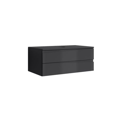 4251942239164 - Waschtisch SHAPE Breite 80 cm anthrazit moderne Griffleiste