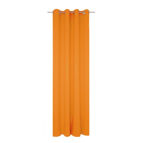 4004567417826 - Vorhang WIRTH Dim out orange Gardinen 145cm Ösen 142cm Polyester nach Maß B142cm H145cm 4004567417826 - Vorhang WIRTH Dim out orange Gardinen 145cm Ösen 142cm Polyester nach Maß B142cm H145cm