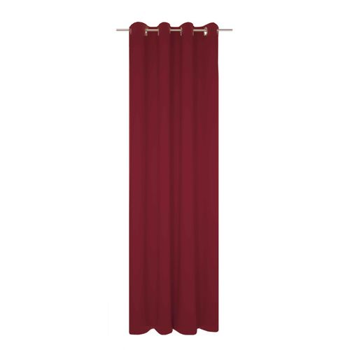 4004567412562 - Vorhang WIRTH Dim out rot Gardinen 285cm Ösen 142cm Polyester nach Maß B142cm H285cm 4004567412562 - Vorhang WIRTH Dim out rot Gardinen 285cm Ösen 142cm Polyester nach Maß B142cm H285cm