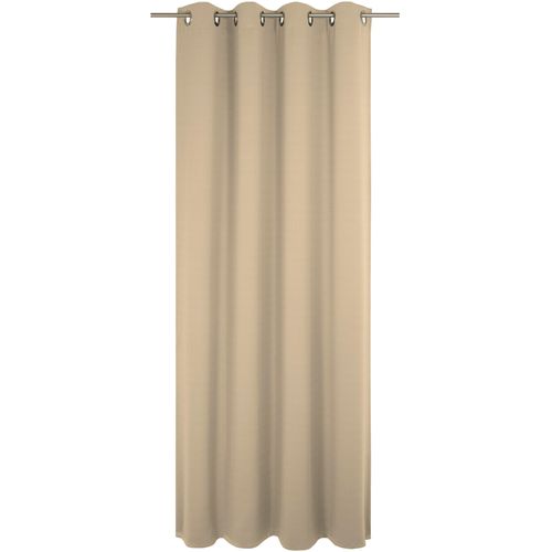 4004567466688 - Vorhang WIRTH Uni Collection light beige Gardinen 405cm Ösen 142cm Baumwolle (Bio-Baumwolle) nach Maß B142cm H405cm 4004567466688 - Vorhang WIRTH Uni Collection light beige Gardinen 405cm Ösen 142cm Baumwolle (Bio-Baumwolle) nach Maß B142cm H405cm