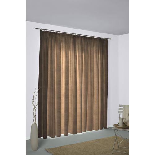 4004567511623 - Vorhang WIRTH Niederau Gr 1 braun Gardinen 145cm Smokband 132cm Polyacryl Polyester B132cm H145cm 4004567511623 - Vorhang WIRTH Niederau Gr 1 braun Gardinen 145cm Smokband 132cm Polyacryl Polyester B132cm H145cm