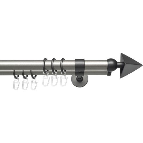 4016318380150 - Gardinenstange Lan Spear Gardinenstangen Gr L 120 cm Ø 20 mm 2 läufig grau (silberfarben anthrazit) Gardinenstangen Wandmontage 2-läufig im Fixmaß Ø 20 mm 4016318380150 - Gardinenstange Lan Spear Gardinenstangen Gr L 120 cm Ø 20 mm 2 läufig grau (silberfarben anthrazit) Gardinenstangen Wandmontage 2-läufig im Fixmaß Ø 20 mm