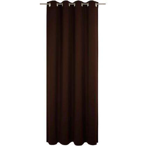 4004567500771 - Vorhang WIRTH Newbury braun Gardinen 365cm Ösen 130cm Baumwolle Polyester nach Maß B130cm H365cm 4004567500771 - Vorhang WIRTH Newbury braun Gardinen 365cm Ösen 130cm Baumwolle Polyester nach Maß B130cm H365cm
