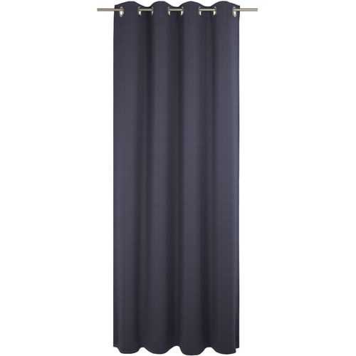 4004567462314 - Vorhang WIRTH Uni Collection blau (dunkelblau) Gardinen 355cm Ösen 142cm Baumwolle (Bio-Baumwolle) nach Maß B142cm H355cm 4004567462314 - Vorhang WIRTH Uni Collection blau (dunkelblau) Gardinen 355cm Ösen 142cm Baumwolle (Bio-Baumwolle) nach Maß B142cm H355cm