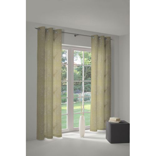 4004567232269 - Vorhang WIRTH Stuben Gr 1 grün (lindgrün) Gardinen 145cm Ösen 132cm Baumwolle Polyester B132cm H145cm 4004567232269 - Vorhang WIRTH Stuben Gr 1 grün (lindgrün) Gardinen 145cm Ösen 132cm Baumwolle Polyester B132cm H145cm