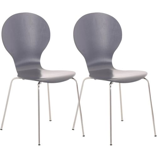 4251152617004 - 2x Stapelstuhl Diego I Konferenzstuhl Mit Holzsitz Und Stabilem Metallgestell I 2 x Platzsparender Stuhl Mit Pflegeleichter Sitzfläche 4251152617004 - 2x Stapelstuhl Diego I Konferenzstuhl Mit Holzsitz Und Stabilem Metallgestell I 2 x Platzsparender Stuhl Mit Pflegeleichter Sitzfläche