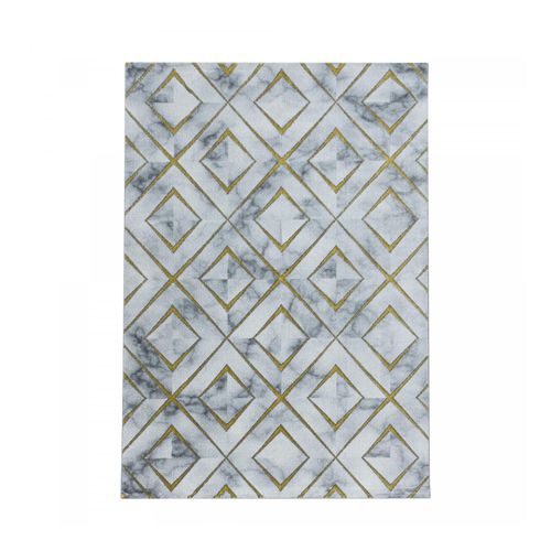 4053659040794 - Modern Designer Teppich Kurzflor Rauten Marmor Optik Rechteckig Pflegeleicht