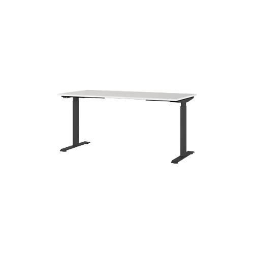 4005949791350 - Sitz-Steh-Schreibtisch JET 7908-581 elektrisch höhenverstellbar 160x80cm (BxT) rechteckig lichtgrau Schwarz 4005949791350 4005949791350 - Sitz-Steh-Schreibtisch JET 7908-581 elektrisch höhenverstellbar 160x80cm (BxT) rechteckig lichtgrau Schwarz 4005949791350