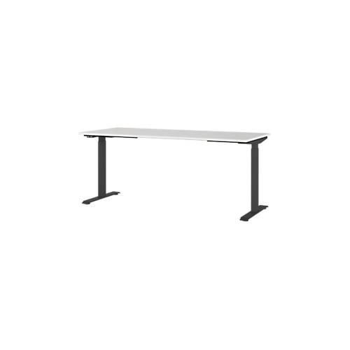 4005949791466 - Sitz-Steh-Schreibtisch JET 7909-581 elektrisch höhenverstellbar 180x80cm (BxT) rechteckig lichtgrau Schwarz 4005949791466 4005949791466 - Sitz-Steh-Schreibtisch JET 7909-581 elektrisch höhenverstellbar 180x80cm (BxT) rechteckig lichtgrau Schwarz 4005949791466