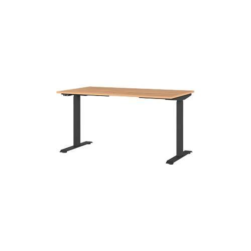 4005949790995 - Schreibtisch Agenda Home elektrisch höhenverstellbar B 1400 x T 800 x H 720-1200 mm Grandson-Eiche Schwarz + Memory-USB-Panel 4005949790995 - Schreibtisch Agenda Home elektrisch höhenverstellbar B 1400 x T 800 x H 720-1200 mm Grandson-Eiche Schwarz + Memory-USB-Panel
