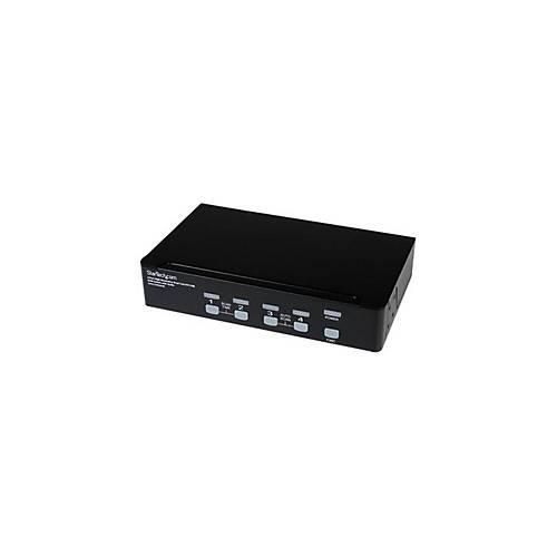 0065030831369 - StarTechcom 4 Port Dual Link DVI USB KVM Switch mit Audio - Hochauflösender DVI KVM Desktop Umschalter - KVM- Audio- USB-Switch - 4 Anschlüsse 0065030831369 - StarTechcom 4 Port Dual Link DVI USB KVM Switch mit Audio - Hochauflösender DVI KVM Desktop Umschalter - KVM- Audio- USB-Switch - 4 Anschlüsse
