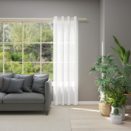4006470432170 - Vorhang NEUTEX FOR YOU Allure Gr 1 beige (creme) B140cm H245cm Jacquard Polyester Gardinen HxB 245x140 Ösenschal mit Metallösen 4006470432170 - Vorhang NEUTEX FOR YOU Allure Gr 1 beige (creme) B140cm H245cm Jacquard Polyester Gardinen HxB 245x140 Ösenschal mit Metallösen