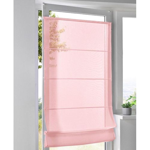 4016478973445 - Raffrollo KUTTI Brondby Move Gr 1 rosa (rosé) B45cm H130cm Obermaterial 100% Polyester Raffrollos Klemmfix Klemmträger halbtransparent uni Basic pflegeleicht 4016478973445 - Raffrollo KUTTI Brondby Move Gr 1 rosa (rosé) B45cm H130cm Obermaterial 100% Polyester Raffrollos Klemmfix Klemmträger halbtransparent uni Basic pflegeleicht