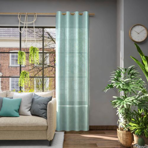 4006470503382 - Vorhang NEUTEX FOR YOU Libre-ECO grün (salbei) B142cm H245cm Jacquard Polyester Gardinen Nachhaltig Breite 142 cm nach Maß 4006470503382 - Vorhang NEUTEX FOR YOU Libre-ECO grün (salbei) B142cm H245cm Jacquard Polyester Gardinen Nachhaltig Breite 142 cm nach Maß