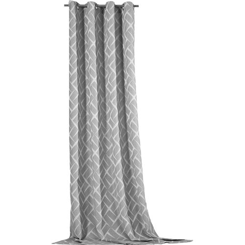 4005385834222 - Vorhang WECKBRODT Jasper Gardinen Gr 245 cm Ösen 140 cm grau Landhaus Gardinen blickdicht Jacquard strukturierte Oberfläche mit tollem 3D Effekt 4005385834222 - Vorhang WECKBRODT Jasper Gardinen Gr 245 cm Ösen 140 cm grau Landhaus Gardinen blickdicht Jacquard strukturierte Oberfläche mit tollem 3D Effekt