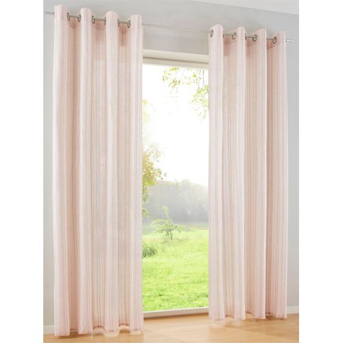 6974372314277 - Gardine HEINE HOME Gr 3 beige (natur) B140cm H225cm Polyester Polyester Gardinen 6974372314277 - Gardine HEINE HOME Gr 3 beige (natur) B140cm H225cm Polyester Polyester Gardinen