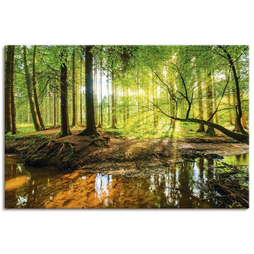 4059745929660 - Wandbild ARTLAND Wald mit Bach Bilder Gr B H 30 cm x 20 cm Leinwandbild Wald Querformat 1 St grün Bild Poster Bilder als Alubild Leinwandbild Wandaufkleber oder in versch Größen 4059745929660 - Wandbild ARTLAND Wald mit Bach Bilder Gr B H 30 cm x 20 cm Leinwandbild Wald Querformat 1 St grün Bild Poster Bilder als Alubild Leinwandbild Wandaufkleber oder in versch Größen