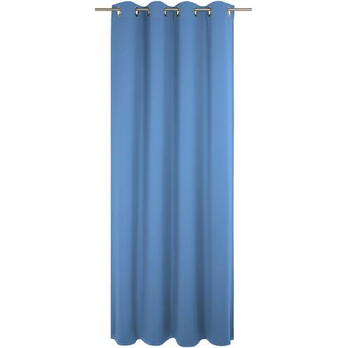 4004567521349 - Vorhang WIRTH Umea Gr 1 blau (mittelblau) B132cm H145cm Jacquard Polyester Gardinen
